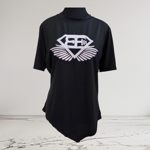 Gymshark Womans Black Short Sleeve Tee Size XXL - Picture 1 of 5